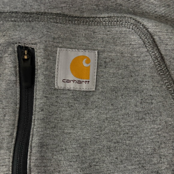 Carhartt Heather Gray Quarter-Zip Pullover - Picture 14 of 15